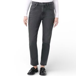 NWT Kirkland Signature Size 10 Women’s High-Rise Straight Leg Jean Black